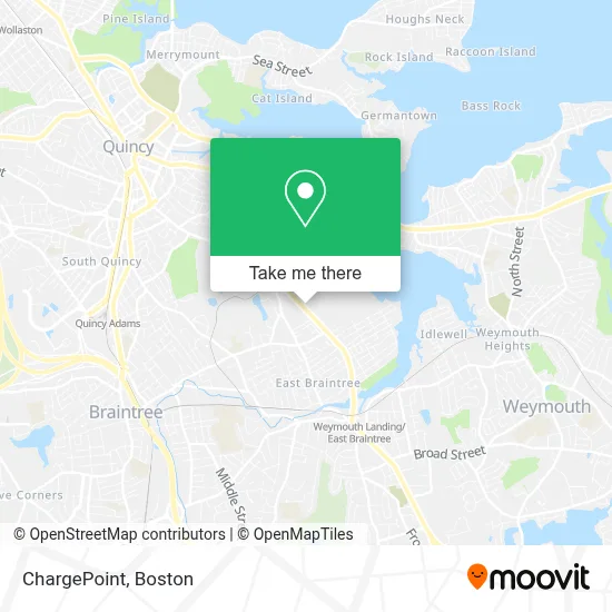 ChargePoint map