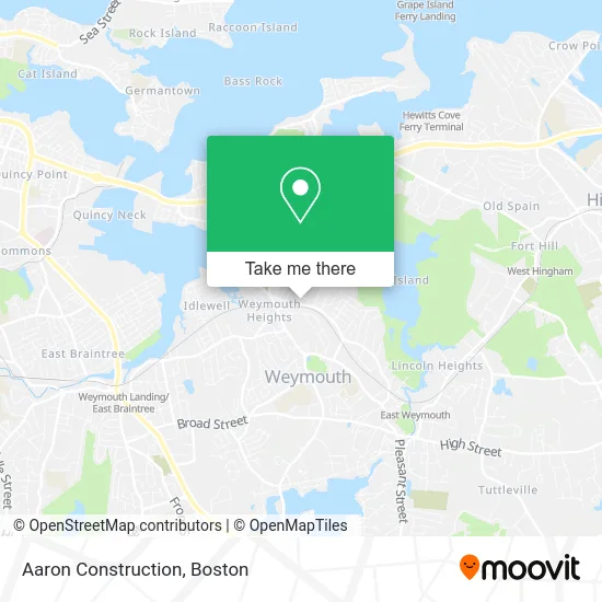 Aaron Construction map