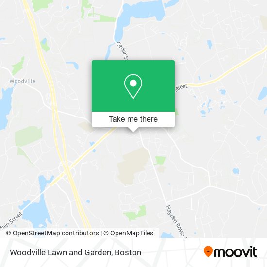 Mapa de Woodville Lawn and Garden