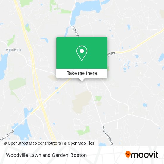 Woodville Lawn and Garden map