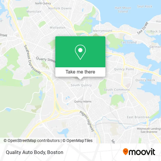 Quality Auto Body map