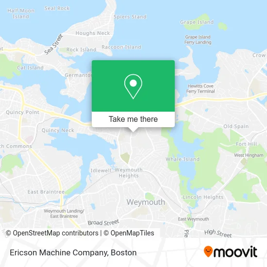 Ericson Machine Company map