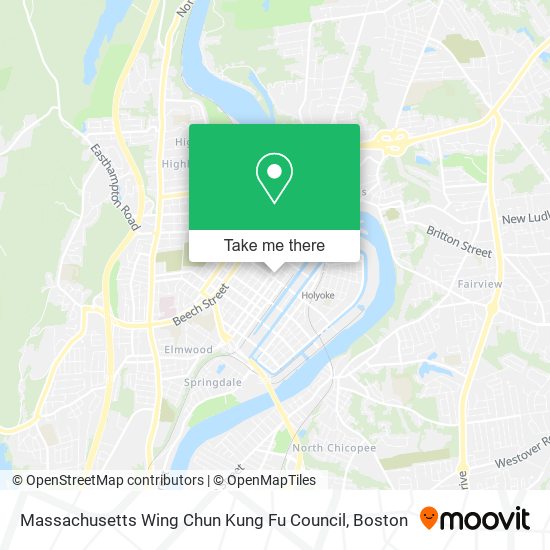Massachusetts Wing Chun Kung Fu Council map