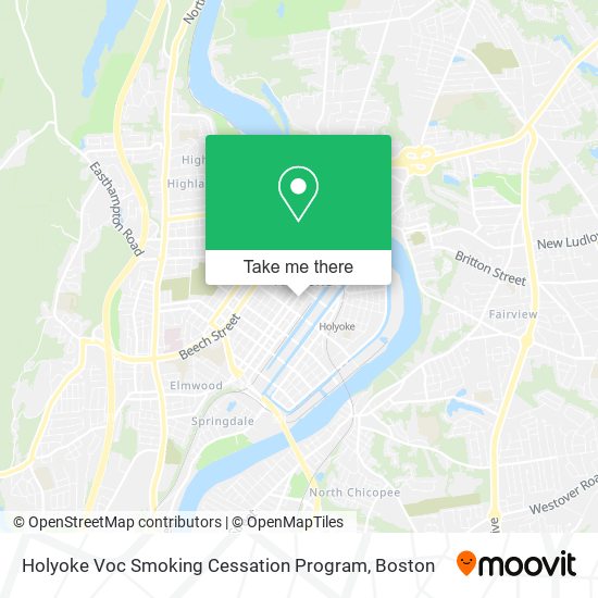 Holyoke Voc Smoking Cessation Program map