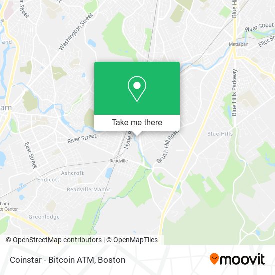 Mapa de Coinstar - Bitcoin ATM