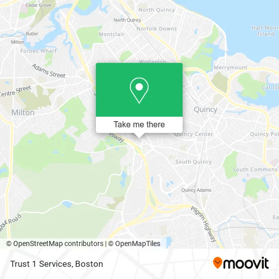 Trust 1 Services map