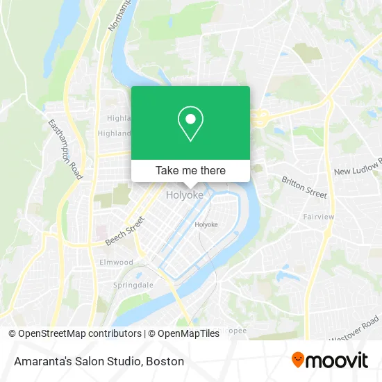 Mapa de Amaranta's Salon Studio