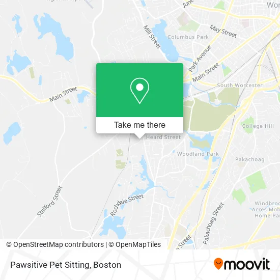 Pawsitive Pet Sitting map