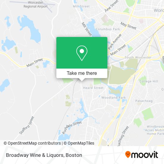 Broadway Wine & Liquors map