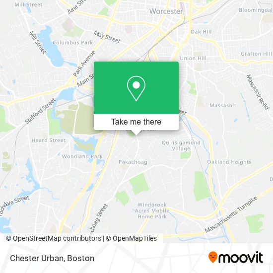 Chester Urban map
