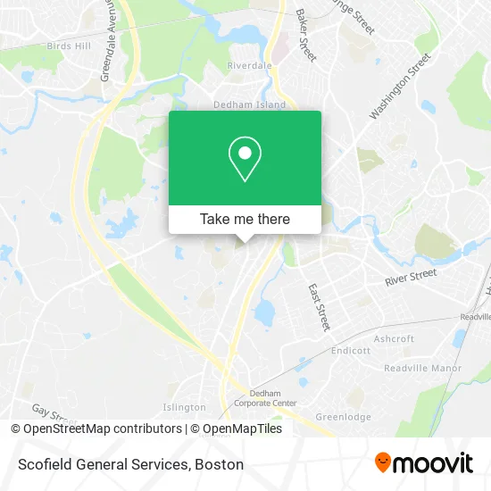 Scofield General Services map