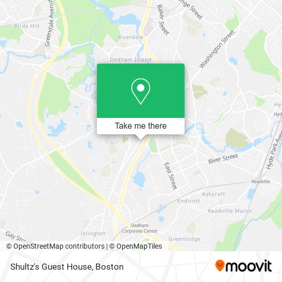 Shultz's Guest House map
