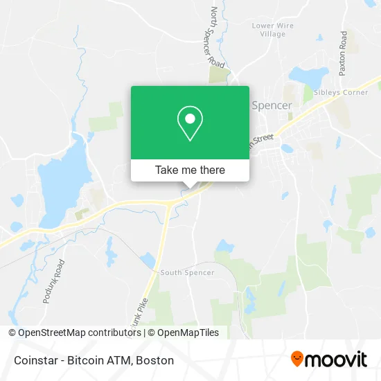 Coinstar - Bitcoin ATM map