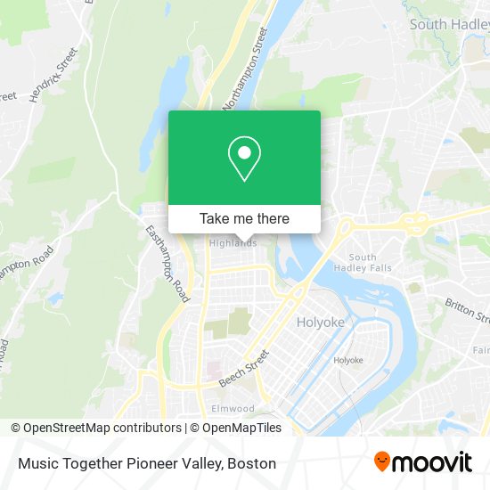 Music Together Pioneer Valley map