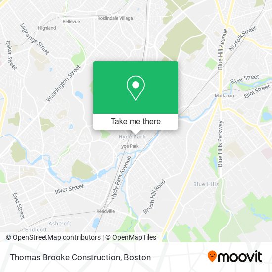 Mapa de Thomas Brooke Construction