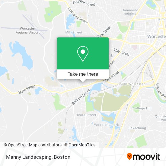 Manny Landscaping map