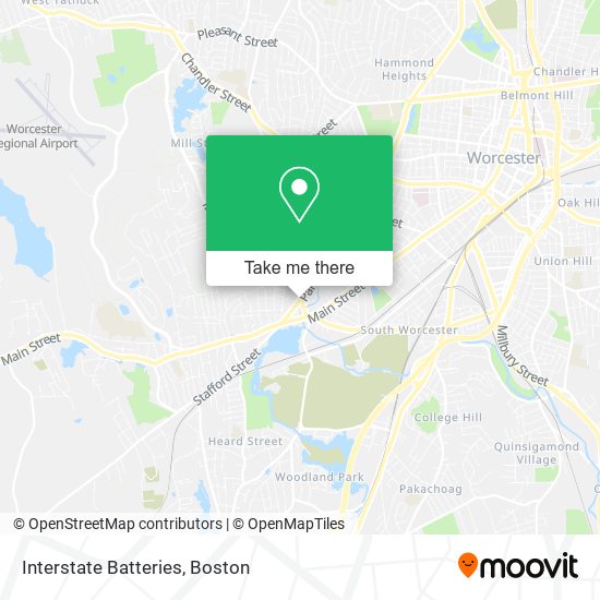 Mapa de Interstate Batteries