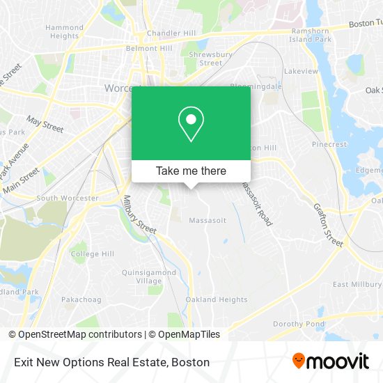 Exit New Options Real Estate map