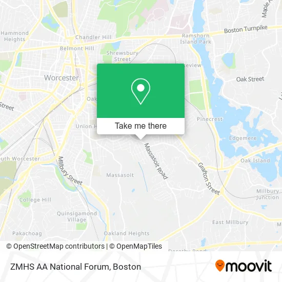 ZMHS AA National Forum map