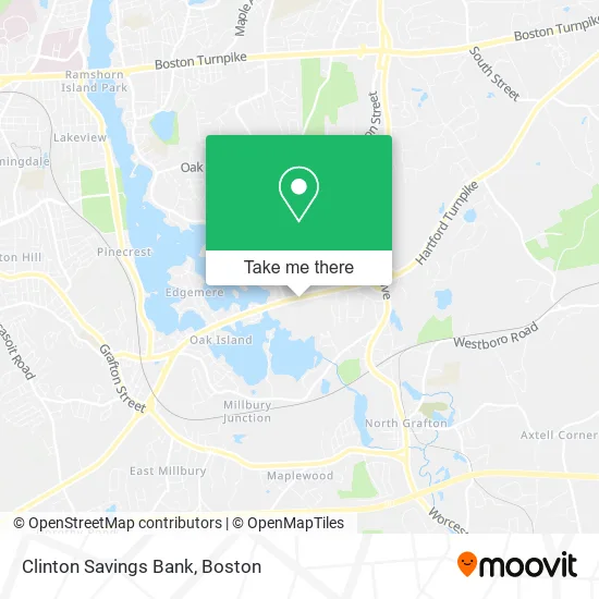 Clinton Savings Bank map