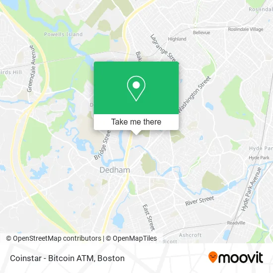 Mapa de Coinstar - Bitcoin ATM