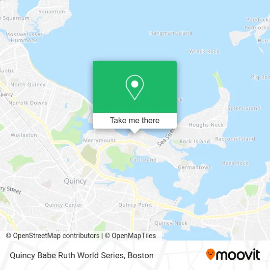 Quincy Babe Ruth World Series map