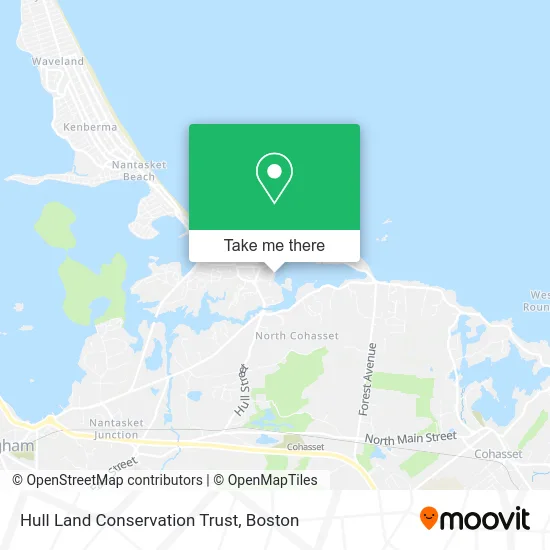 Hull Land Conservation Trust map