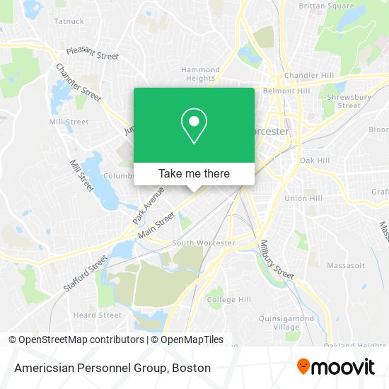 Americsian Personnel Group map