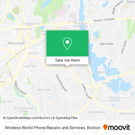Wireless World Phone Repairs and Services map