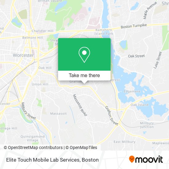 Mapa de Elite Touch Mobile Lab Services