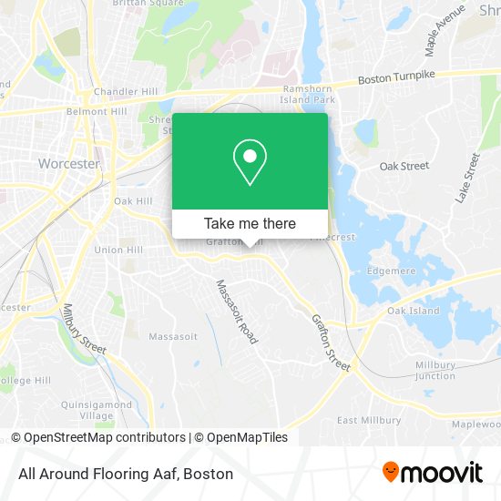 All Around Flooring Aaf map