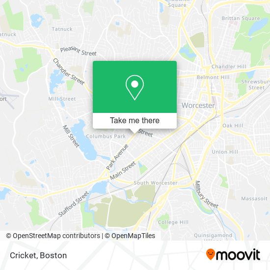 Cricket map