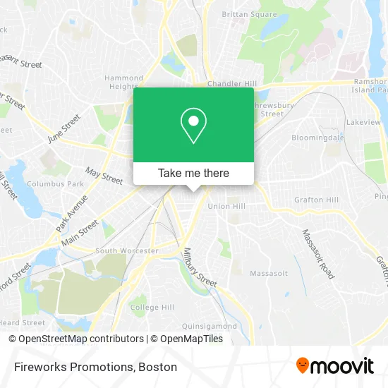 Fireworks Promotions map