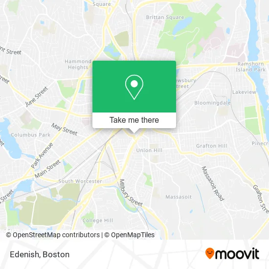 Mapa de Edenish
