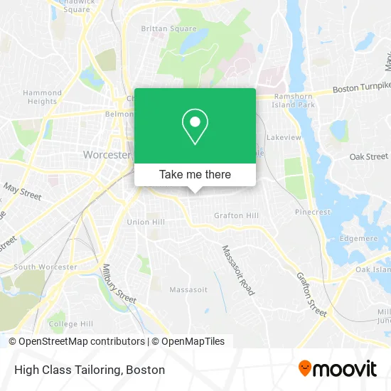 High Class Tailoring map