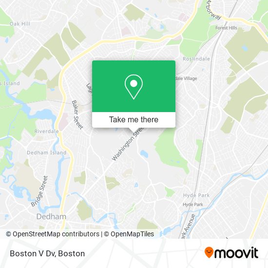 Mapa de Boston V Dv