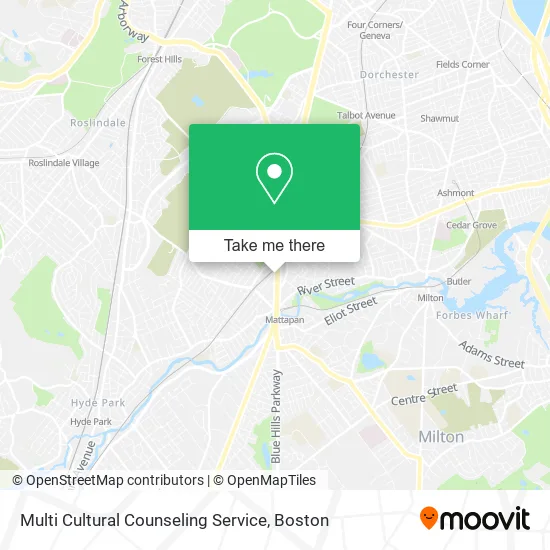 Multi Cultural Counseling Service map