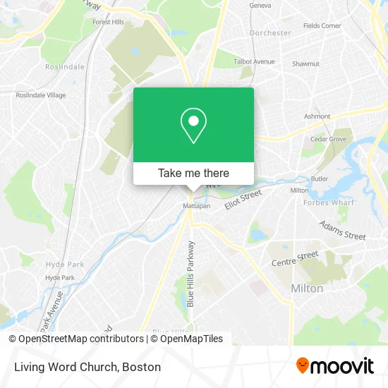 Living Word Church map