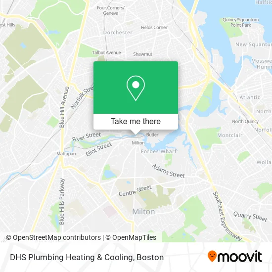 DHS Plumbing Heating & Cooling map