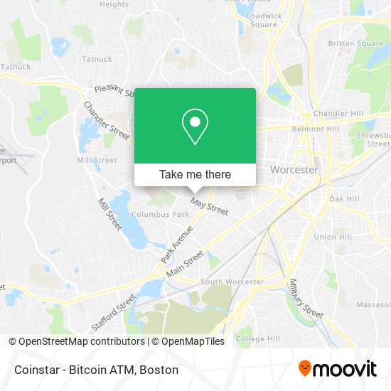 Coinstar - Bitcoin ATM map