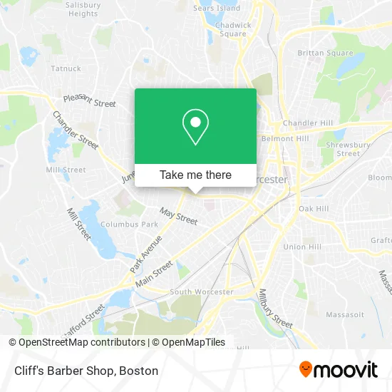 Cliff's Barber Shop map