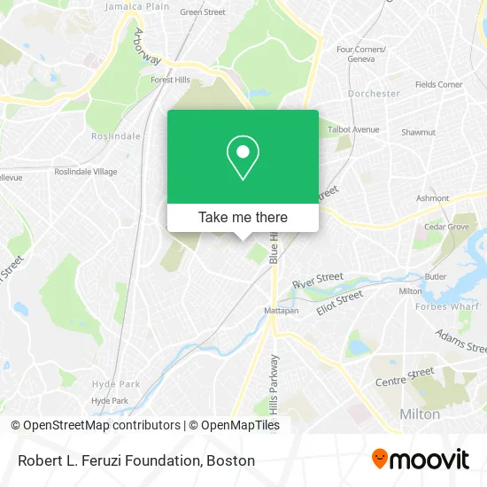Robert L. Feruzi Foundation map