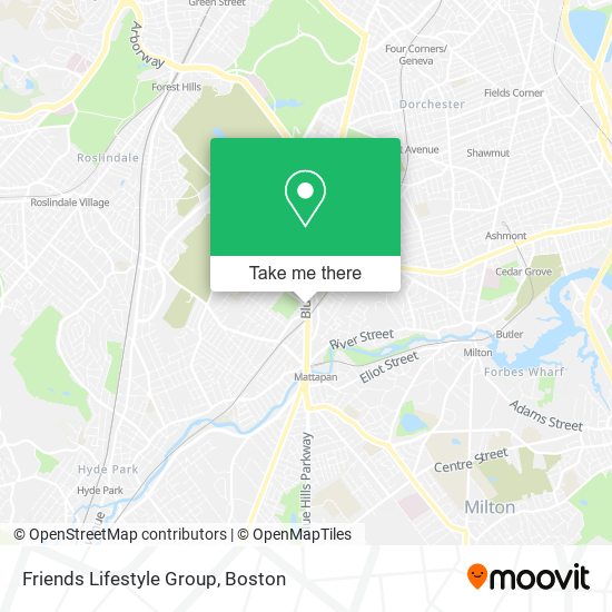 Friends Lifestyle Group map