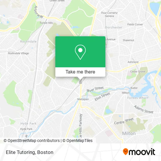 Elite Tutoring map