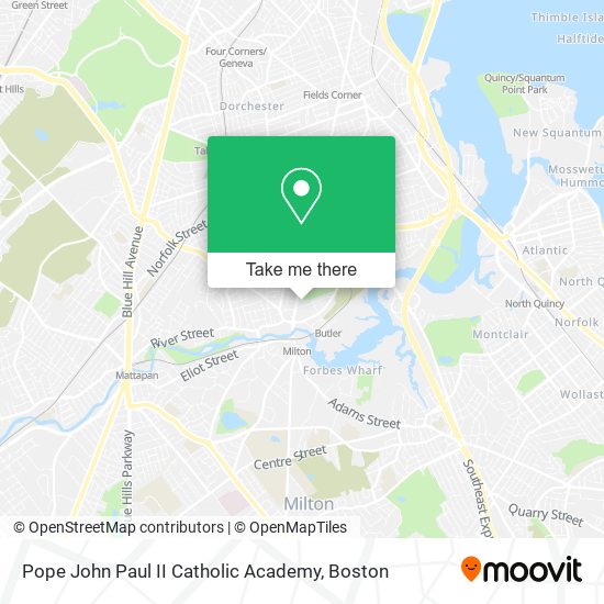 Mapa de Pope John Paul II Catholic Academy