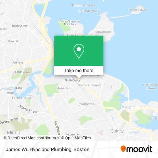 James Wu Hvac and Plumbing map