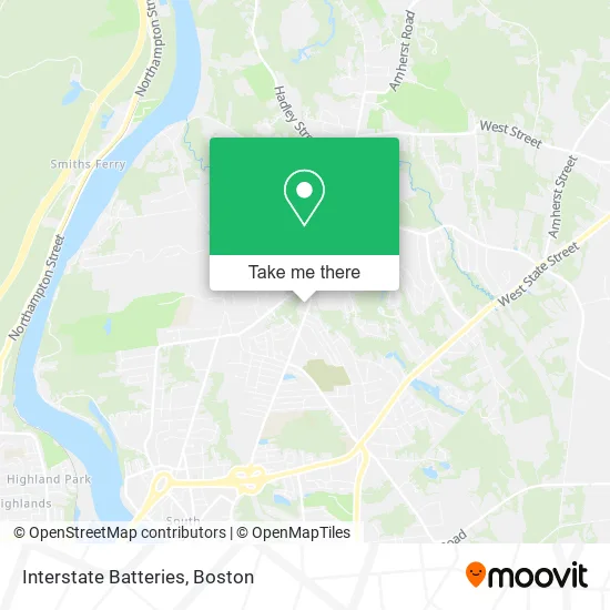 Interstate Batteries map