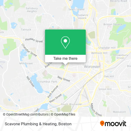 Scavone Plumbing & Heating map