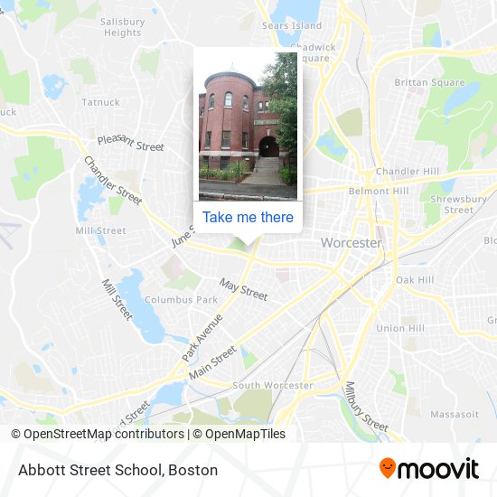 Abbott Street School map