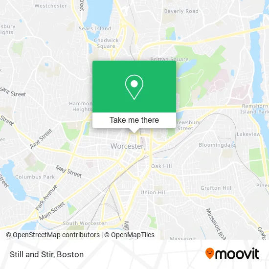 Still and Stir map